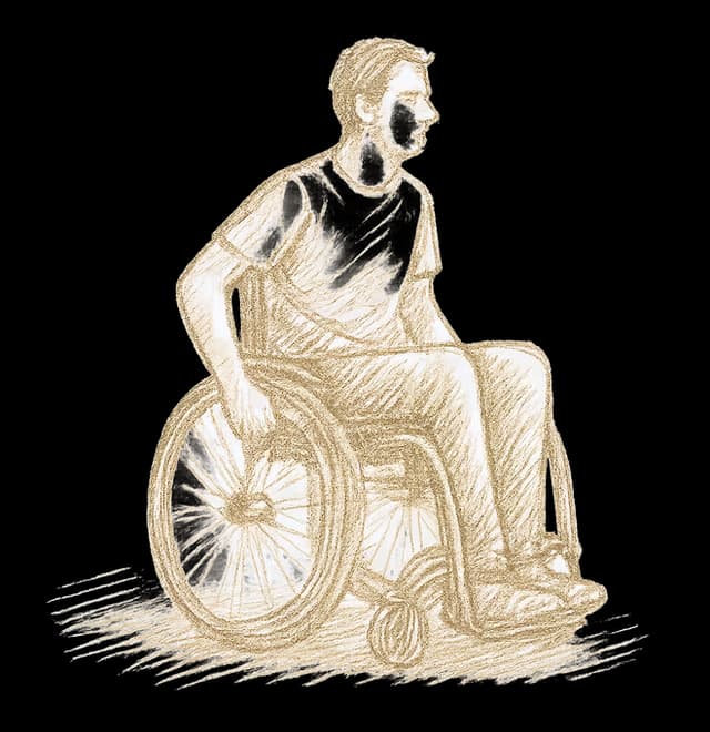 Proper disabled access mobile icon